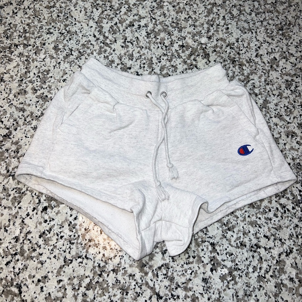 Champion Grey Sweat Shorts Lounge Athletic Comfy